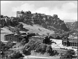 Édimbourg Impressions: Château d'Édimbourg années 1940