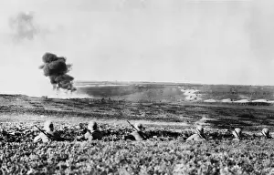 Trench Life During WW1 Impressions: Exploding shell WWI