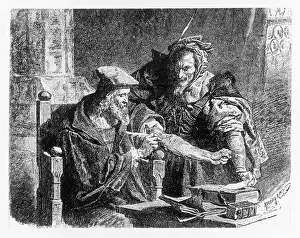 Illustration Impressions: Faust fait son contrat