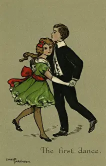 Young Couple Dance Impressions: The first dance