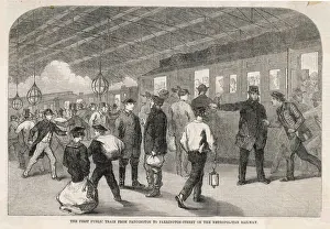 London Underground History Impressions: First Underground Train