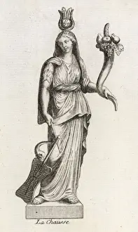 Roman Goddess Of Luck Impressions: FORTUNA