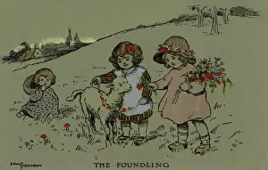 Hand Coloured Postcards Impressions: The foundling