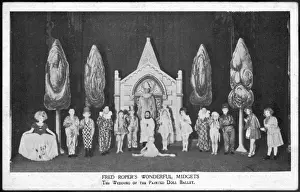 Vintage Circus Art Impressions: Fred Ropers Midgets