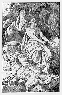 Mythologie Nordique Impressions: Déesse de l'Under-terre