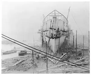 London Docklands History Impressions: Great Eastern Built