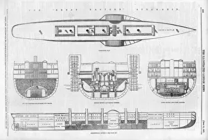 Victorian Era Engineering Impressions: Great Eastern X-Section