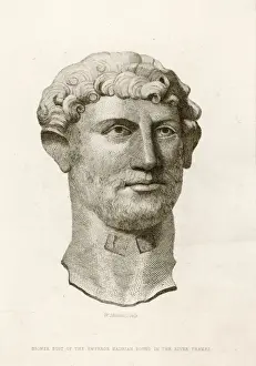 Ancient Roman Busts For Sale Impressions: Hadrianus (Bust)