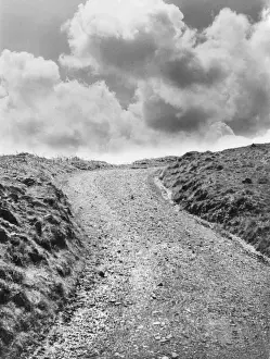 Impressions de Le col du Hardknott, Comté de Cumberland, Angleterre. Date : Années 1930 Cumberland Impressions: Passe de Hardknott