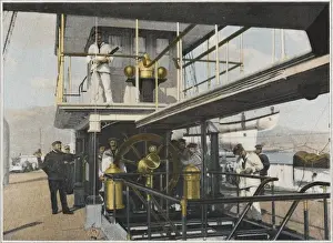 Historical Naval Images Impressions: At the Helm