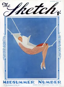 Les Couvertures Vibrantes Et Saisonnières De La Collection De L'Illustrated London News Ltd. Utilisées Dans Notre Calendrier De Bibliothèque 2020 Impressions: Le dessin du nombre de midi-été