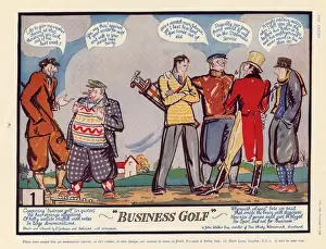 Vintage Golf Illustration Impressions: (insert)
