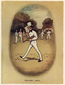 Vintage Cricket Illustration Impressions: (insert)
