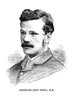 Impressions de JOHN PERRY Scientifique irlandais Date : 1880 - 1920 Inventeurs Et Scientifiques Célèbres Impressions: JOHN PERRY