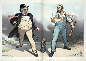 Puck Magazine Illustrations Online Impressions: Between two of a kind