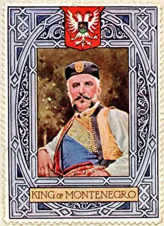 Impressions de Roi Nicolas (Nikola) I de Monténégro (1841-1921) Monténégro Impressions: Roi du Monténégro/ Timbre