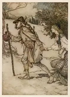 Classic Fairy Tale Artwork Impressions: King Thrushbeard