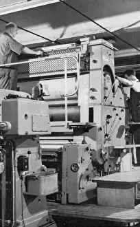 Heinz Zinram Photography Impressions: Large Offset-Litho printing machine