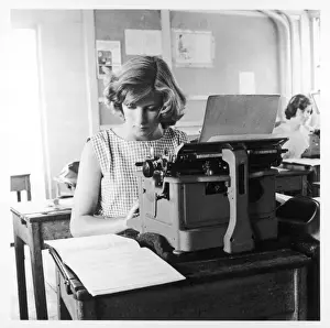 Vintage Office Equipment Impressions: Learning to Type