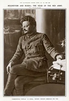 Dirigeants Russes Impressions: Léon Trotski / Ilne en 1920