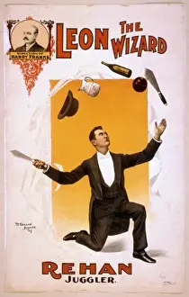 Antique Posters For Sale Impressions: Leon the Wizard