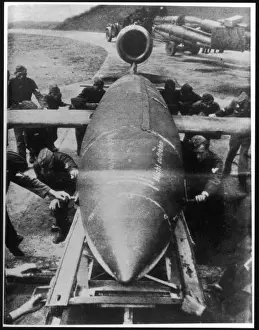 World War Two Artillery Impressions: Loading a V1 Rocket