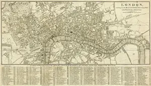 Carte de Londres en 1806