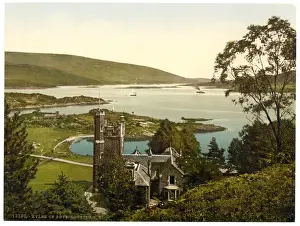 Southeast Scotland Landscape Impressions: Looking S. E. (i. e. Southeast), Kyles of Bute, Scotland