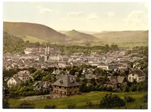 Nostalgic Coloured Photographs Impressions: Meiningen, Thuringia, Germany