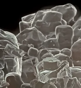 Microphotographie Impressions: Le sel de table.