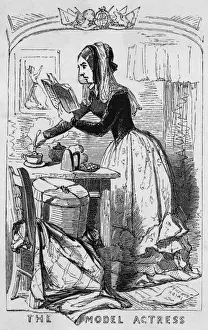 Historical Theatre Images Impressions: The Model Actress