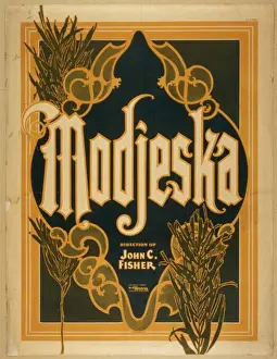 Vintage Theater Posters Impressions: Modjeska