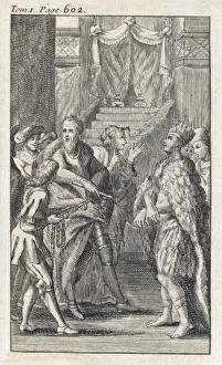 Mexican History Images Impressions: Montezuma in Chains