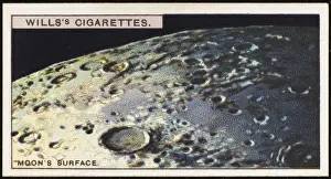 Moon Surface Features Impressions: The Moons Surface
