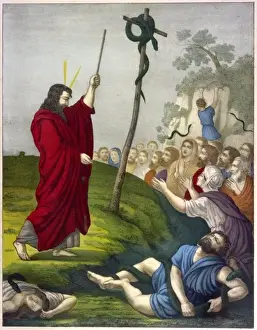 Old Testament Artwork Online Impressions: Moses & Brazen Serpent