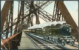 Vintage Train Photography Impressions: N Express on Forth Brg