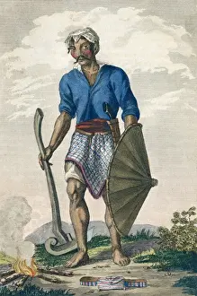 Indonesian Farmer Impressions: Native Indonesian farmer from Java