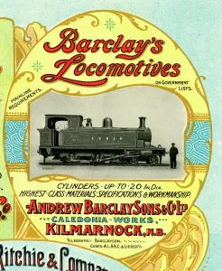 Avertissement de lentreprise Barclay locomotifs à Kilmarnock en Écosse