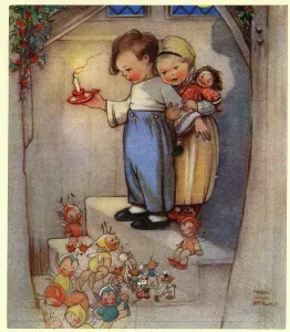 Mabel Lucie Attwell : Noël de léveil du Christ