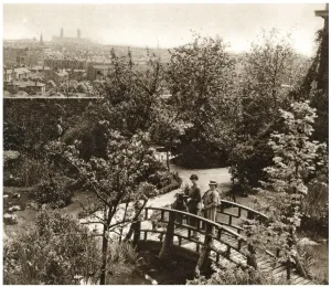 Jardin sur le toit de Derry et Toms, Kensington.