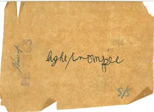 Impression encadrée : Notes concernant Borley Rectory. Impression encadrée : Notes concernant Borley Rectory.