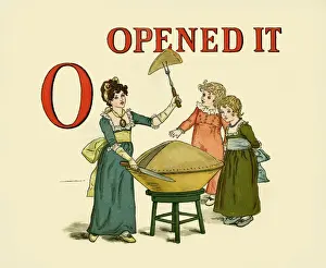Kate Greenaway Illustrations Impressions: O Opened it
