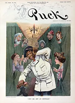 Puck Magazine Illustrations Impressions: Put me off at Buffalo