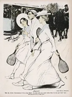 German Tennis Players Impressions: Off to the Courts