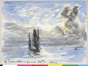 Irish Watercolour Art Impressions: Off Greenock