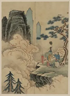 Woodblock Art Japan Impressions: Offering to the mountain spirits