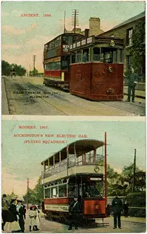 Les formes anciennes et modernes des tramways dAccrington
