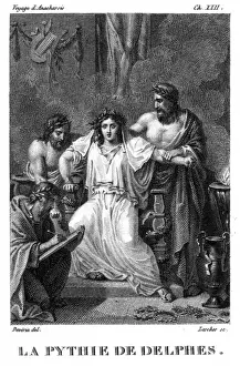 Greek Mythology Illustrations Impressions: Oracle of Delphi