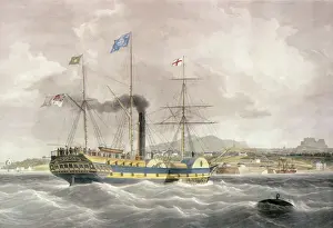 Le paddle-voile Leith, 1837