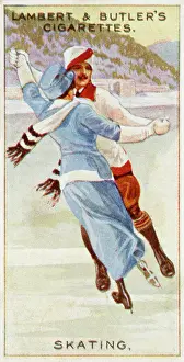 Ice Skating In Winter Impressions: Pair Ice-Skating 1914